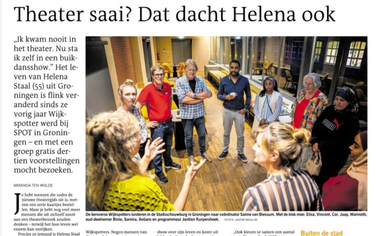 De Wijkspotters in Dagblad van het Noorden